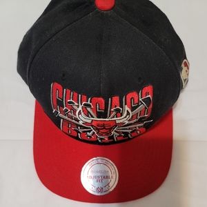 NEW Mitchell & Ness NBA Chicago Bulls Logo Snapback Cap